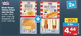 Rinder-Burger, Chicken-Burger oder Hot-Dog Angebote von American Style bei Netto Marken-Discount Passau für 2,79 €