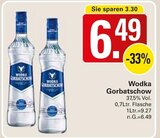 Wodka Angebote von Gorbatschow bei WEZ Minden für 6,49 €