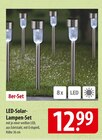 LED-Solar-Lampen-Set Angebote bei famila Nordost Lüneburg für 12,99 €