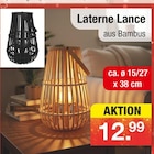 Laterne Lance Angebote bei Zimmermann Wunstorf für 12,99 €