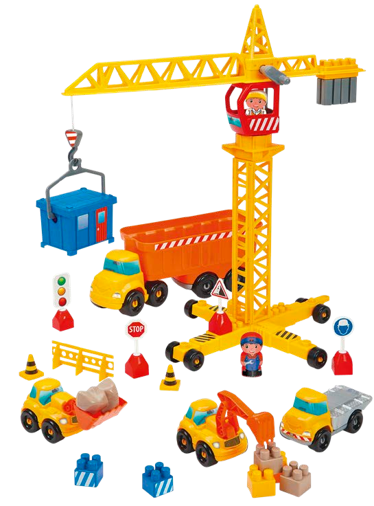 Super U Mazeley - TRAVAUX PUBLICS + GRUE OU CHATEAU ROYAL ABRICK Promo TRAVAUX PUBLICS + GRUE OU CHATEAU ROYAL ABRICK dans le catalogue Super U Les jouets c'est par ici ! à Mazeley