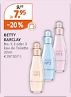 No. 1, 2 oder 3 Eau de Toilette Angebote von BETTY BARCLAY bei Müller Bochum für 7,95 €