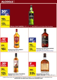 Offre Scotch whisky dans le catalogue Carrefour du moment à la page 84