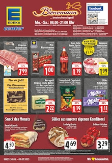 EDEKA Prospekt der Woche "Aktuelle Angebote" Seite 1, 30.06.2025 bis 05.07.2025 für Dinslaken Aktueller EDEKA Prospekt "Aktuelle Angebote" Seite 1 von 28 Seiten für Dinslaken