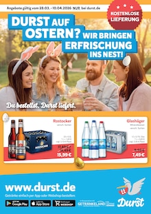 Durst.de Prospekt Du bestellst. Durst liefert. mit 2 Seiten