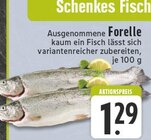 Forelle Angebote von Schenkes Fisch bei E center Herford für 1,29 €