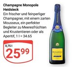 Aktuelle Champagner Angebote bei GLOBUS in Krefeld Aktuelles Monopole Angebot bei GLOBUS in Krefeld ab 25,99 €