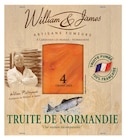 Truite de normandie fumée - WILLIAM & JAMES en promo chez Intermarché Super Truite de normandie fumée - WILLIAM & JAMES dans le catalogue Intermarché Super