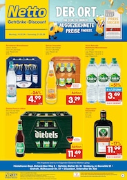 Netto Marken-Discount Prospekt für Erkelenz mit 2 Seiten Netto Marken-Discount Prospekt für Erkelenz: "DER ORT, AN DEM DU IMMER AUSGEZEICHNETE PREISE FINDEST.", 2 Seiten, 16.02.2026 - 21.02.2026