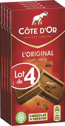 Chocolat au lait l’original - Géant Casino à Neuilly-sur-Seine Chocolat au lait l’original en promo chez Géant Casino Neuilly-sur-Seine à 2,70 €
