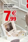 Boîte à bijoux avec miroir dans le catalogue Bazarland
