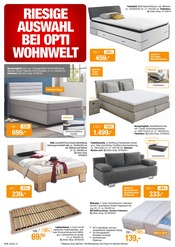 Aktueller Opti-Wohnwelt Prospekt mit Bett, "Aktuelle Angebote", Seite 8