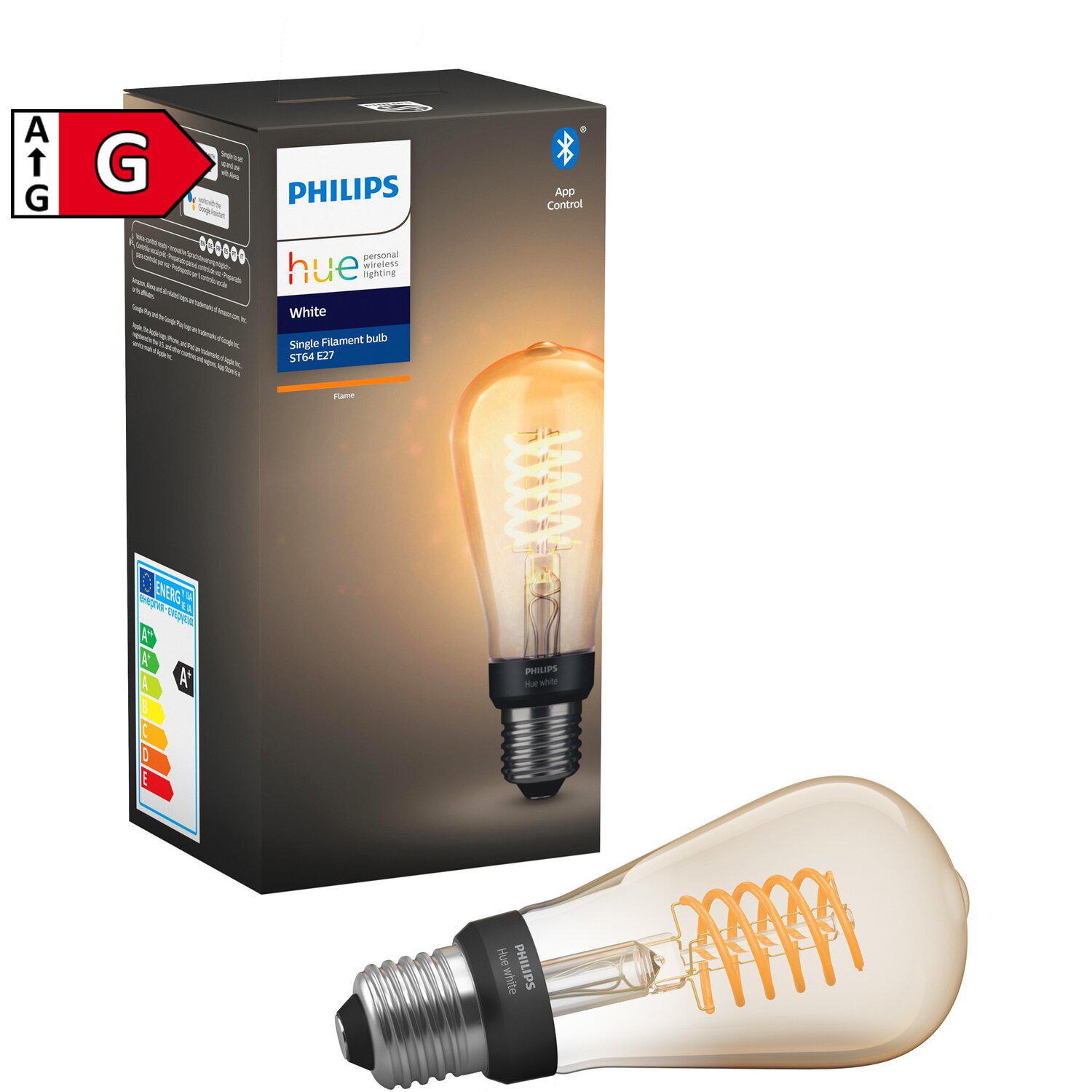 OBI Buchloe - LED-Lampe Filament ST19 White E27 Einzelpack 9 W Bluetooth LED-Lampe Filament ST19 White E27 Einzelpack 9 W Bluetooth Angebot bei OBI Buchloe im Prospekt INNENBELEUCHTUNG