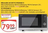 Mikrowelle mit Grill YC-PG204AE-S oder YC-PG254AE-S im Angebot bei GLOBUS in Hofheim Mikrowelle mit Grill YC-PG204AE-S oder YC-PG254AE-S Angebote von SHARP bei GLOBUS Hofheim für 79,99 €