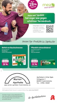 Aktueller mea - meine apotheke Prospekt "Unsere September-Angebote" Seite 1 von 4 Seiten für Friedrichshafen