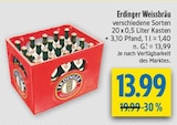 Weissbräu Angebote von Erdinger bei diska Dresden für 13,99 €