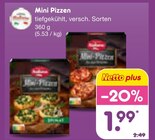 Pizza im Netto Marken-Discount Prospekt Mini Pizzen im aktuellen Netto Marken-Discount Prospekt für 1,99 €