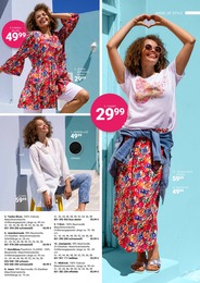 Tunika Bluse im Ulla Popken Prospekt "Happy Size" auf Seite 7