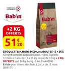 Promo Croquettes Chiens Medium Adultes 12 + 2KG à 51,20 € dans le catalogue Rural Master à Le Soler