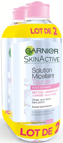 Carrefour Market Ispoure - SOLUTION MICELLAIRE TOUT EN 1 SKIN ACTIVE Promo SOLUTION MICELLAIRE TOUT EN 1 SKIN ACTIVE dans le catalogue Carrefour Market "Maintenant et moins cher !" à Ispoure