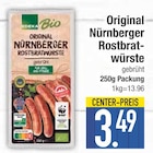 Original Nürnberger Rostbratwürste Angebote von Edeka Bio bei E center Rosenheim für 3,49 €