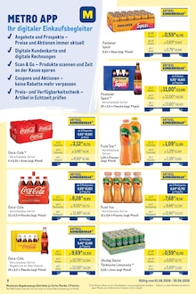 Coca Cola im aktuellen METRO Prospekt (Heilbronn) Coca Cola im METRO Prospekt "Monatsmix + Gewinnspiel" mit 20 Seiten (Heilbronn)