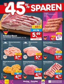 Rindfleisch im Netto Marken-Discount Prospekt "Aktuelle Angebote" mit 68 Seiten (Augsburg)