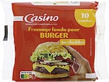 Fromage fondu pour Burger au cheddar 21% M.G. - CASINO à 1,29 € dans le catalogue Casino Supermarchés