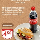 Aktuelles Belegtes Brötchen + Softgetränk Angebot bei GLOBUS in Landau (Pfalz) ab 4,50 €