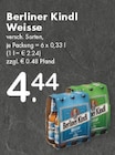 Weisse im Angebot bei TOP Getränke in Mönchengladbach Weisse Angebote von Berliner Kindl bei TOP Getränke Mönchengladbach für 4,44 €