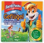 Geflügel Mini Würstchen im Angebot bei REWE in Hamburg Geflügel Mini Würstchen Angebote von Ferdi Fuchs bei REWE Hamburg für 0,99 €