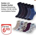 Socken im Angebot bei GLOBUS in Homburg Socken Angebote bei GLOBUS Homburg für 6,99 €