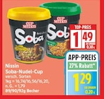 Soba-Nudel-Cup Classic von Nissin für 1,29 € bei EDEKA im Angebot Soba-Nudel-Cup Classic von Nissin im aktuellen EDEKA Prospekt