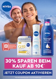 NIVEA Prospekt: "30% SPAREN BEIM KAUF AB 10€", 1 Seite, 19.01.2026 - 15.02.2026