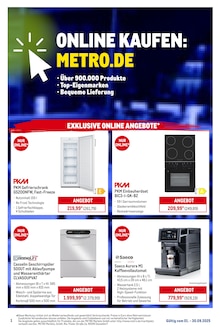 Kaffeevollautomat im METRO Prospekt "Wochenangebote Gastro + Gewinnspiel + MonatsMenü" mit 42 Seiten (Erlangen)