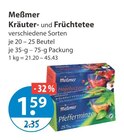 Kräuter- und Früchtetee von Meßmer im aktuellen V-Markt Prospekt für 1,59 €
