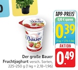 EDEKA - Der große Bauer Fruchtjoghurt Angebot im Prospekt Der große Bauer Fruchtjoghurt bei EDEKA im Prospekt "" für 0,39 €