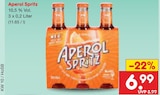 Spritz im Angebot bei Netto Marken-Discount in Salzgitter Spritz Angebote von Aperol bei Netto Marken-Discount Salzgitter für 6,99 €