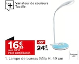 Lampe de bureau Mila H. 49 cm dans le catalogue But