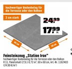 Feinsteinzeug Station Iron Angebote bei OBI Arnsberg für 17,99 €