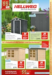 Aktueller Hellweg Prospekt mit Gartenhaus, "Entspannt sparen", Seite 9