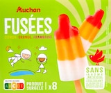 BÂTONNETS DE GLACE FUSÉES AUCHAN - AUCHAN en promo chez Auchan Hypermarché Montreuil à 5,18 €