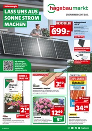 Baumarkt Prospekt von Hagebaumarkt Wuppertal Hagebaumarkt Prospekt: "LASS UNS AUS SONNE STROM MACHEN", 16 Seiten, 18.03.2023 - 25.03.2023