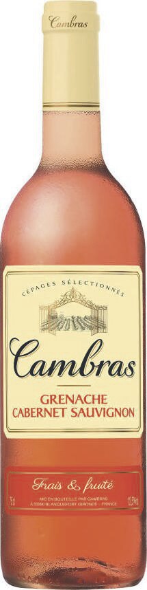 Grenache rosé Cabernet Sauvignon - Spar à Lyon Grenache rosé Cabernet Sauvignon en promo chez Spar Lyon à 1,87 €