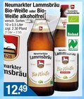 Bio-Weiße von Neumarkter Lammsbräu im aktuellen Getränke City Prospekt für 12,49 €