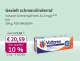 Schmerzgel forte 23,2 mg/g im Angebot bei mea - meine apotheke in Mainz Schmerzgel forte 23,2 mg/g Angebote von Voltaren bei mea - meine apotheke Mainz für 20,59 €