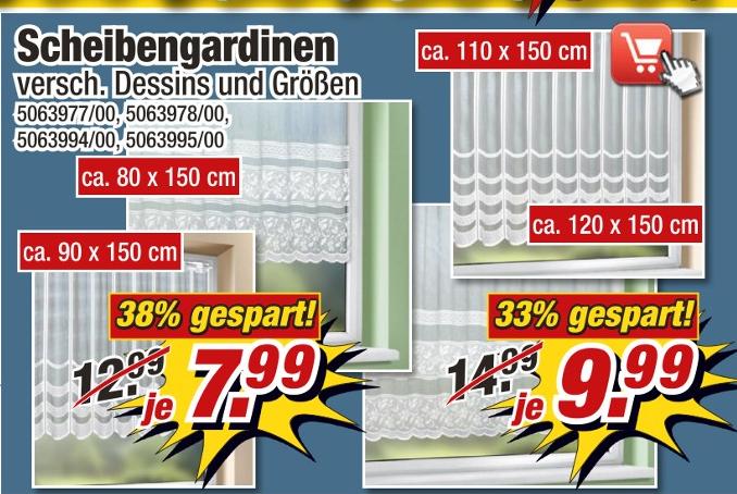 POCO Würzburg - Scheibengardinen Scheibengardinen Angebot bei POCO Würzburg im Prospekt DIE POCO JUBI WOCHEN