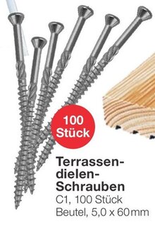 Jawoll Neuss - Terrassendielen- Schrauben Terrassendielen- Schrauben Angebot bei Jawoll Neuss im Prospekt "Aktuelle Angebote"