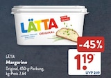 Margarine im Angebot bei ALDI SÜD in Duisburg Margarine Angebote von LÄTTA bei ALDI SÜD Duisburg für 1,19 €
