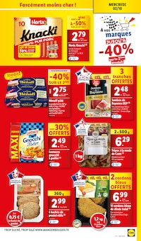 Promo Jambon dans le catalogue Lidl du moment à la page 9